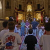 Comienzan los ensayos musicales y escenográficos en la basílica de Santa María para las representaciones del Misteri d’Elx