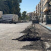Asfaltan la avenida de la Comunitat Valenciana entre los puentes de Altamira y de Canalejas