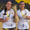 Las ilicitanas, Carla Tortosa y Lucía Ros, campeonas de Europa de balonmano playa con el Club Handbol Xàbia
